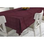 Η φωτογραφία δείχνει Μονόχρωμο τραπεζομάντηλο διαστάσεων 140X200 με ζακάρ καρώ σχέδιο.