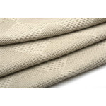 Η φωτογραφία δείχνει Άνετη και απαλή μονόχρωμη κουβέρτα πικέ αγκαλιάς-λίκνου, διαστάσεων 80Χ110 cm.