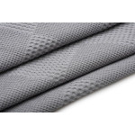 Άνετη και απαλή μονόχρωμη κουβέρτα πικέ κούνιας, διαστάσεων 120X150 cm.