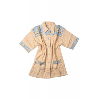 ΜΠΟΥΡΝΟΥΖΙ MINI Γυναικείο με γιακά Salmon L 500 gsm 100% Cotton