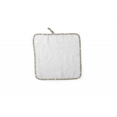 ΛΑΒΕΤΕΣ ΩΜΟΥ bebe 39 30X30 Λευκό/Έλεφαντ Cotton 100%