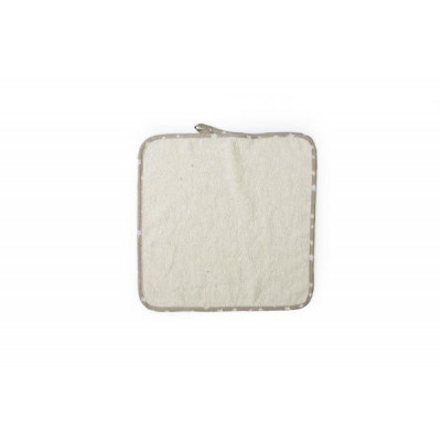 ΛΑΒΕΤΕΣ ΩΜΟΥ bebe 40 30X30 Εκρού/Έλεφαντ Cotton 100%