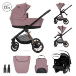 LORELLI ΠΟΛΥΚΑΡΟΤΣΙ 3 ΣΕ 1 ΜΕ ΚΑΛΑΘΟΥΝΑ ΚΑΙ ΚΑΘΙΣΜΑ ΑΥΤΟΚΙΝΗΤΟΥ BIANCA PINK 10022012516