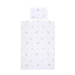 LORELLI ΣΕΤ ΠΡΟΙΚΑΣ 4 ΤΕΜ 100/50 RANFORCE LITTLE RABBITS GREY 20800026601