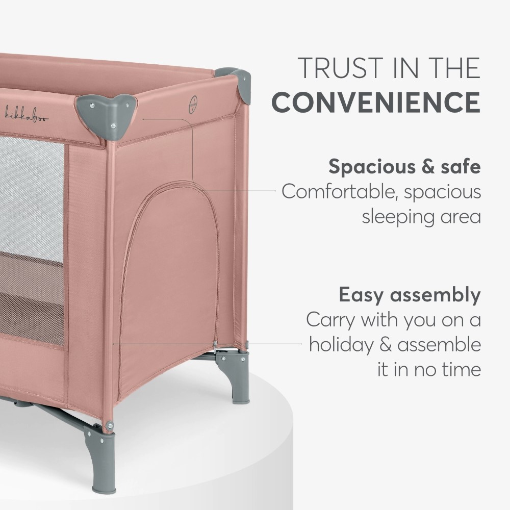 KIKKA BOO ΠΑΡΚΟΚΡΕΒΑΤΟ 1 ΕΠΙΠΕΔΟΥ SO GIFTED PINK 31003020116