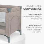 KIKKA BOO ΠΑΡΚΟΚΡΕΒΑΤΟ 1 ΕΠΙΠΕΔΟΥ SO GIFTED BEIGE 31003020113