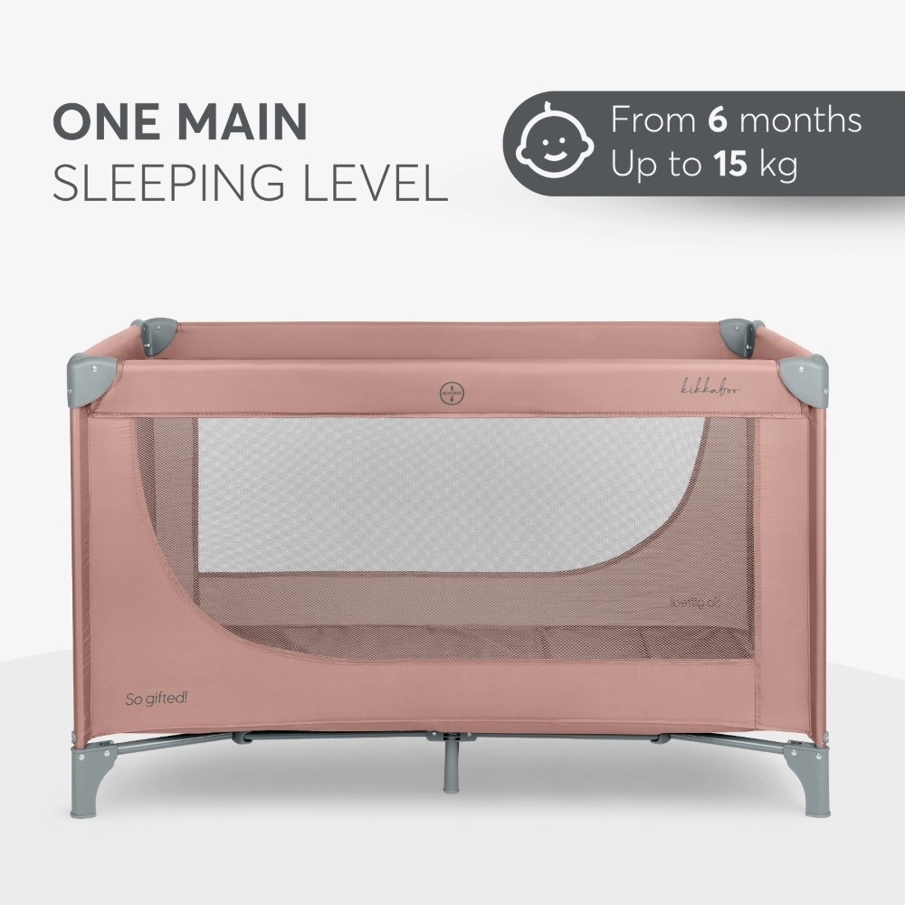 KIKKA BOO ΠΑΡΚΟΚΡΕΒΑΤΟ 1 ΕΠΙΠΕΔΟΥ SO GIFTED PINK 31003020116