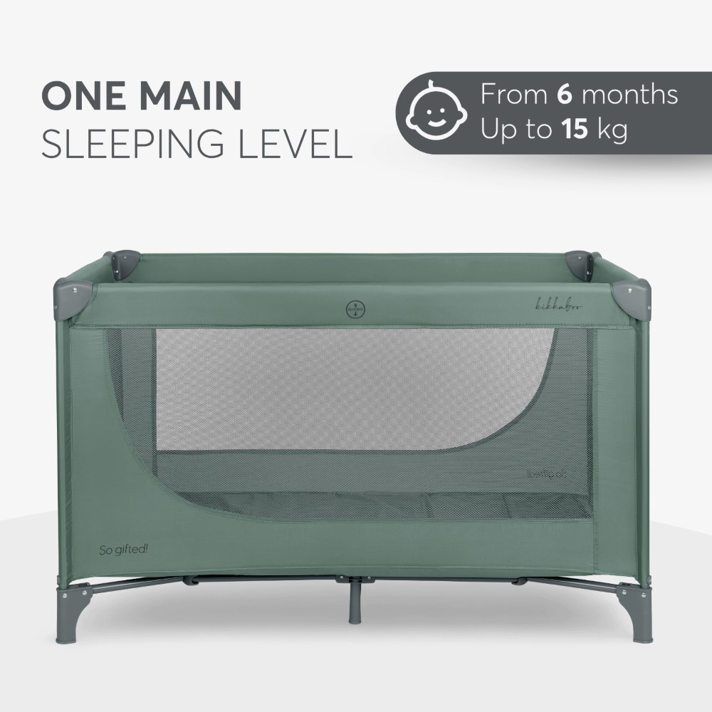 KIKKA BOO ΠΑΡΚΟΚΡΕΒΑΤΟ 1 ΕΠΙΠΕΔΟΥ SO GIFTED GREEN 31003020114