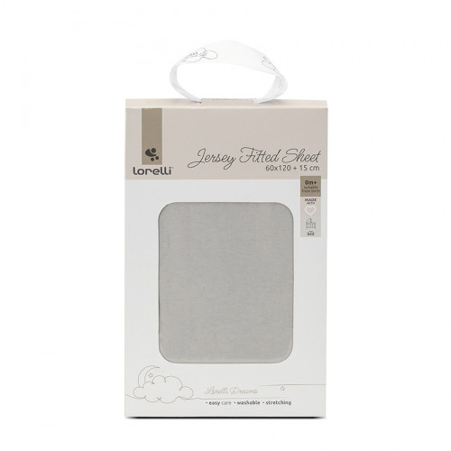 LORELLI ΣΕΝΤΟΝΙ ΜΕ ΛΑΣΤΙΧΟ JERSEY 60/120CM GREY 10420080005