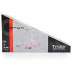 Η φωτογραφία δείχνει Το παιδικό πατίνι Tristar 3 σε 1 από την Byox είναι μια πρακτική και λειτουργική λύση που μεγαλώνει μαζί με το παιδί σας.