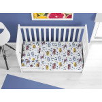 ΣΕΝΤΟΝΙΑ ΕΜΠΡΙΜΕ ΣΕΤ 3 τεμ bebe Toys 46 120X160 Sky Blue 100% Cotton Flannel