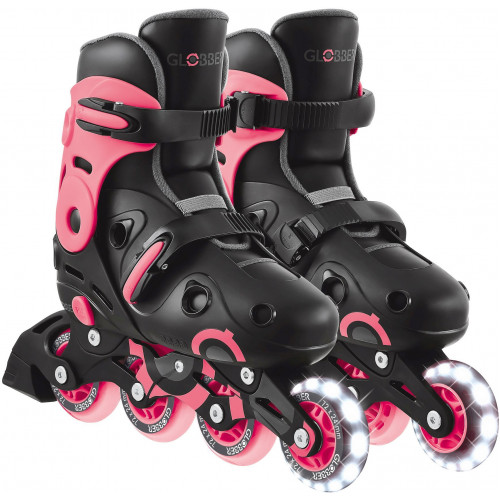 Globber Inline Skates Lights No 34-37 Coral Pink (785-110)