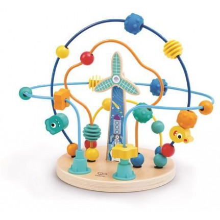 Hape Totally Amazing Ξύλινος Λαβύρινθος Με Μπίλιες Διάστημα (E0525)