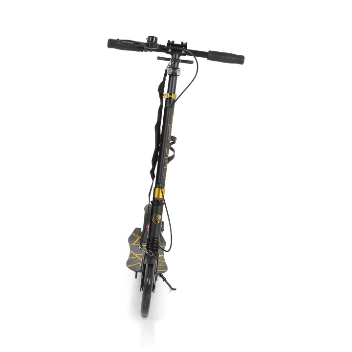 Θα γίνει το αγαπημένο σας πατίνι, καθώς είναι σχεδιασμένο για πολλές περιπέτειες! Διαθέτει αναρτήσεις στους τροχούς οι οποίες απορροφούν τους κραδασμούς στις πιο ανώμαλες επιφάνειες.