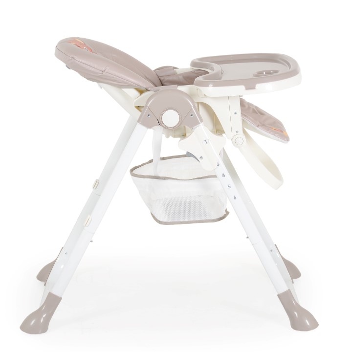 Είναι ένα παιδικό καρεκλάκι φαγητού με ζωηρό σχεδιασμό και μαλακά υφάσματα που θα κάνουν την ώρα του φαγητού απολαυστική! Μπορεί να προσαρμοστεί ακριβώς στις ανάγκες του παιδιού εξασφαλίζοντας άνεση.