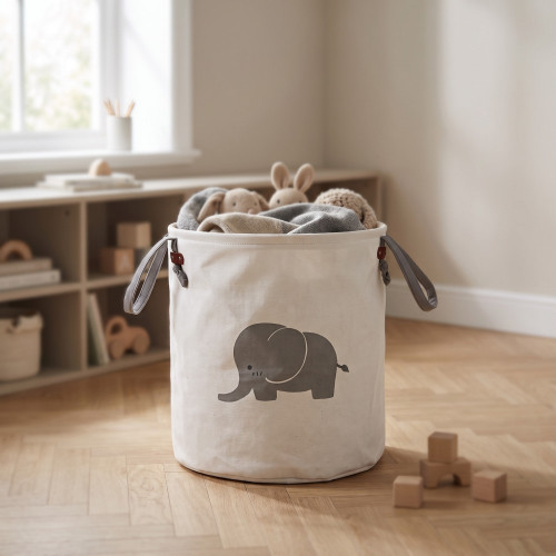 CANGAROO ΚΑΛΑΘΙ ΑΠΟΘΗΚΕΥΣΗΣ ΠΑΙΧΝΙΔΙΩΝ 36x38 cm RORO ELEPHANT 3800146273514