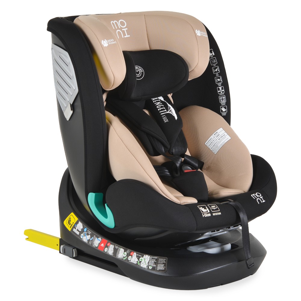 CANGAROO ΚΑΘΙΣΜΑ ΑΥΤΟΚΙΝΗΤΟΥ ISOFIX I-SIZE 40-150 cm SERENGETI BEIGE 3801005153800