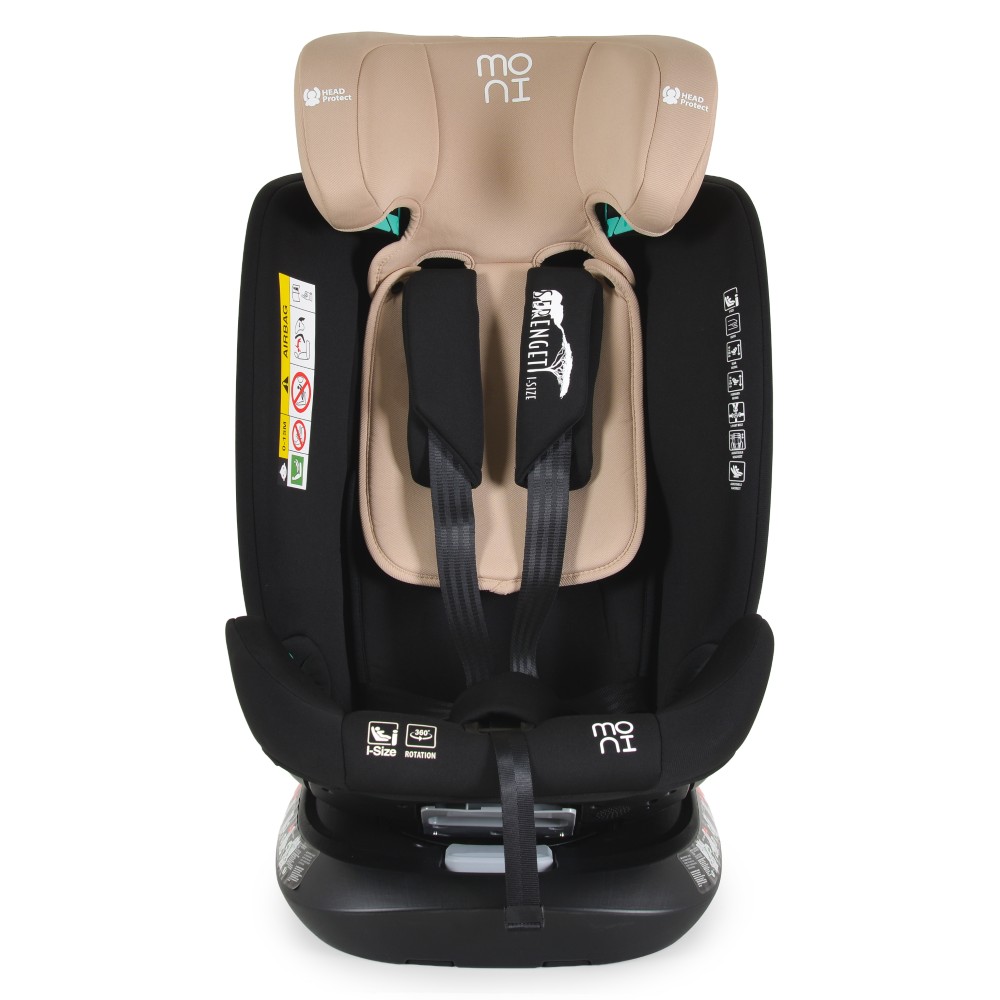 CANGAROO ΚΑΘΙΣΜΑ ΑΥΤΟΚΙΝΗΤΟΥ ISOFIX I-SIZE 40-150 cm SERENGETI BEIGE 3801005153800