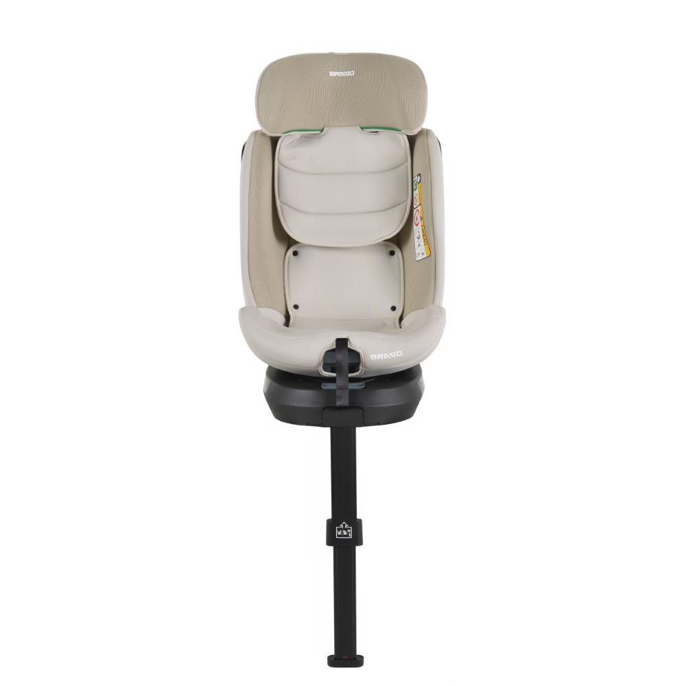 CANGAROO ΚΑΘΙΣΜΑ ΑΥΤΟΚΙΝΗΤΟΥ ISOFIX BRAVO 40-150cm VANILLA BEIGE 3801005153824