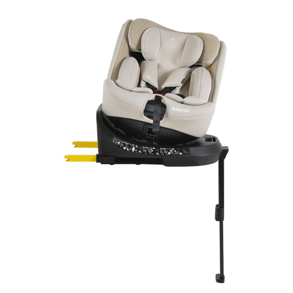 CANGAROO ΚΑΘΙΣΜΑ ΑΥΤΟΚΙΝΗΤΟΥ ISOFIX BRAVO 40-150cm VANILLA BEIGE 3801005153824