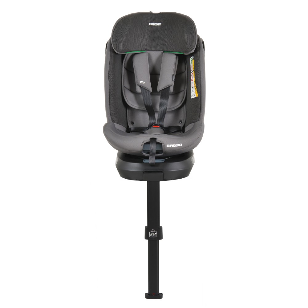 CANGAROO ΚΑΘΙΣΜΑ ΑΥΤΟΚΙΝΗΤΟΥ ISOFIX BRAVO 40-150cm DARK GREY 3801005153831