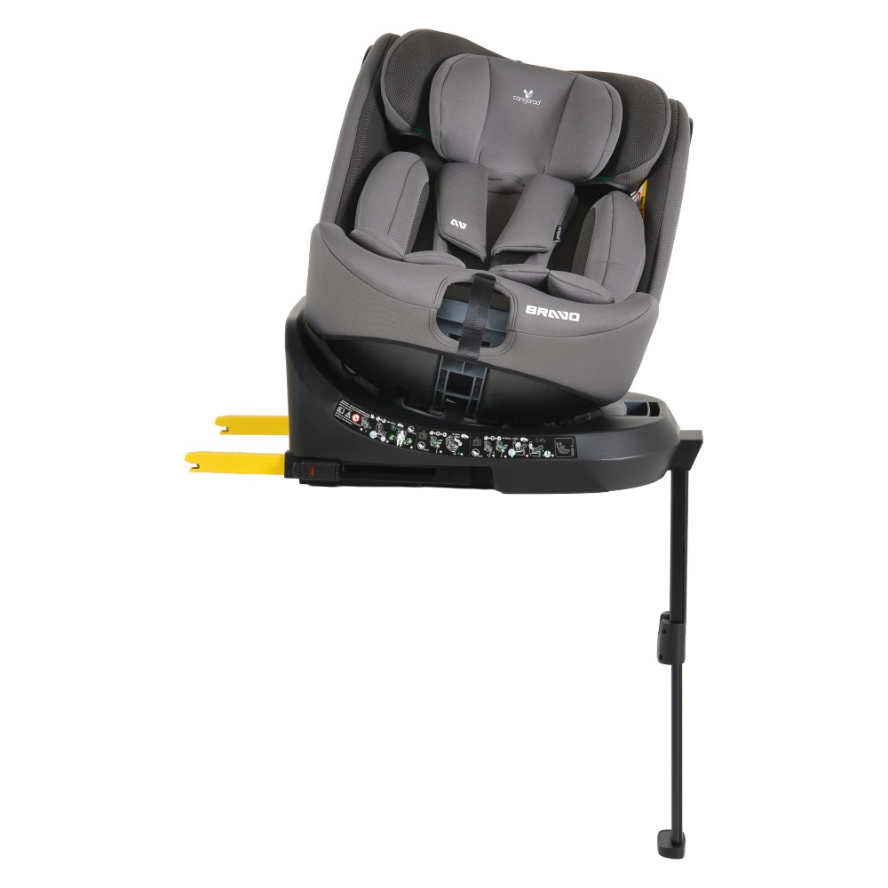 CANGAROO ΚΑΘΙΣΜΑ ΑΥΤΟΚΙΝΗΤΟΥ ISOFIX BRAVO 40-150cm DARK GREY 3801005153831