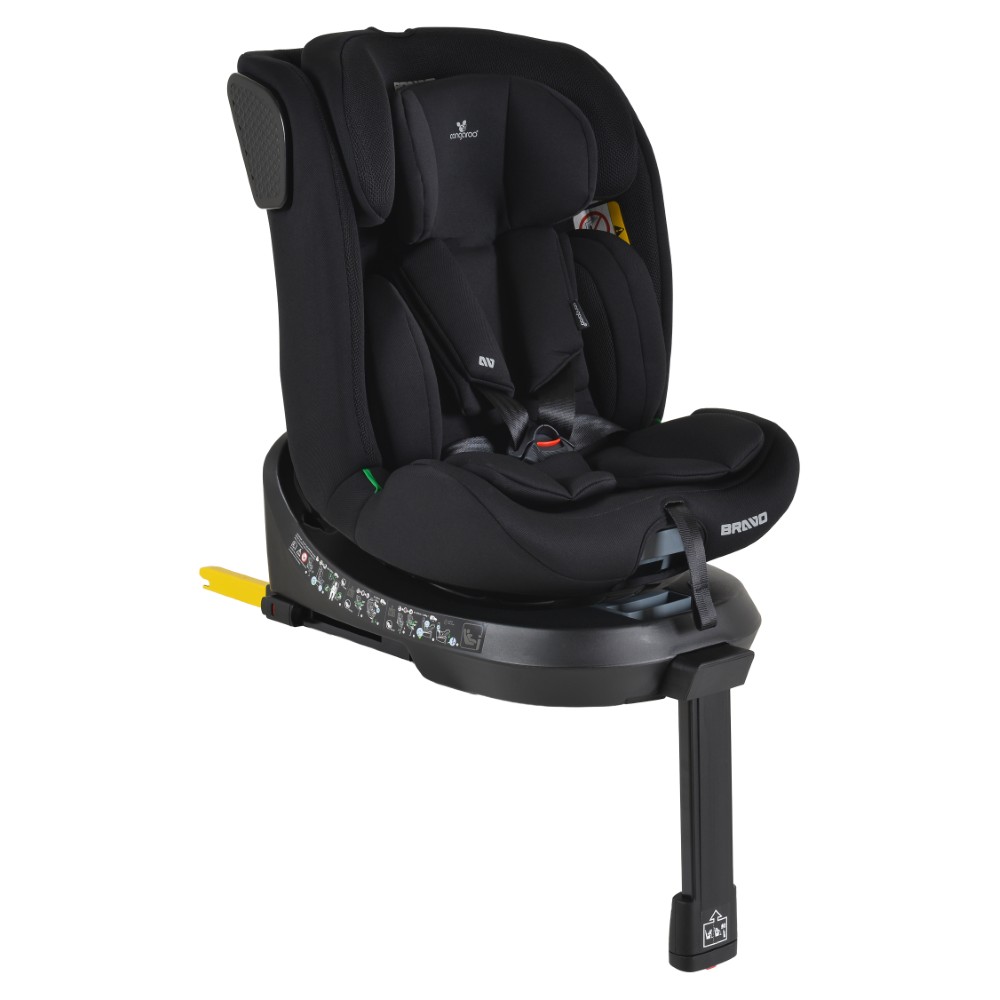 CANGAROO ΚΑΘΙΣΜΑ ΑΥΤΟΚΙΝΗΤΟΥ ISOFIX BRAVO 40-150cm BLACK 3801005153848