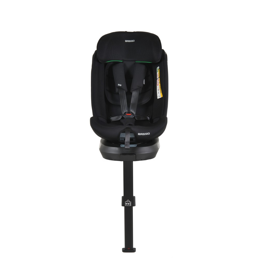 CANGAROO ΚΑΘΙΣΜΑ ΑΥΤΟΚΙΝΗΤΟΥ ISOFIX BRAVO 40-150cm BLACK 3801005153848