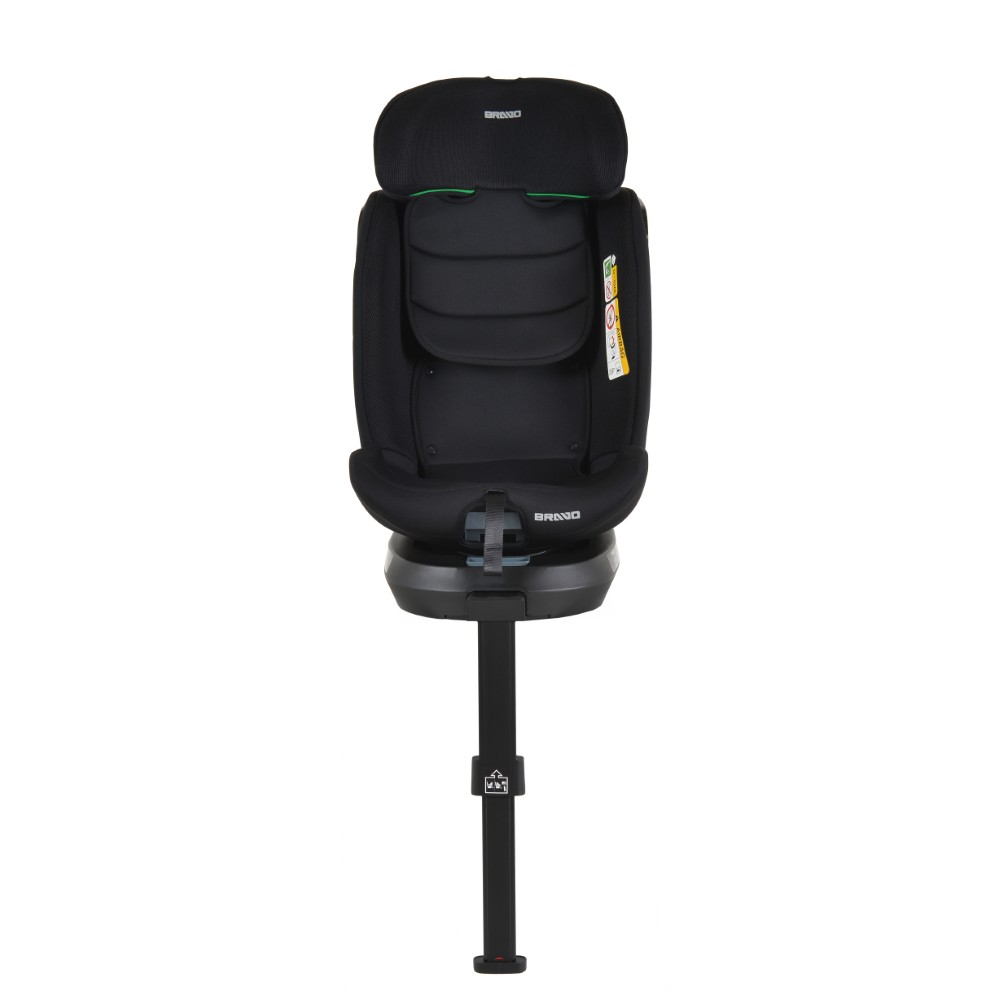 CANGAROO ΚΑΘΙΣΜΑ ΑΥΤΟΚΙΝΗΤΟΥ ISOFIX BRAVO 40-150cm BLACK 3801005153848