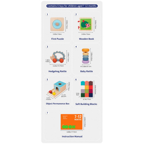 TOOKY TOY ΕΚΠΑΙΔΕΥΤΙΚΟ ΚΟΥΤΙ MONTESSORI 6972633375708