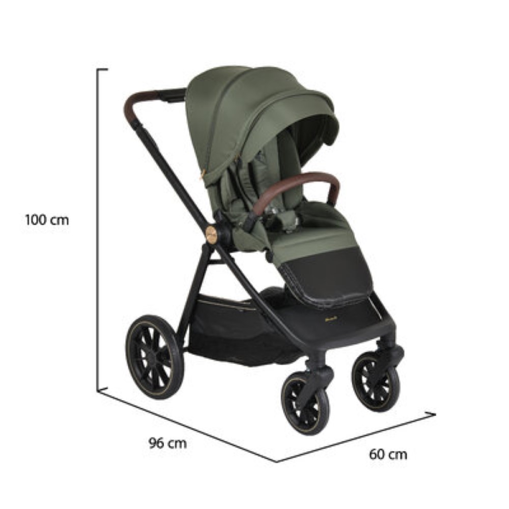 Η φωτογραφία δείχνει Καρότσι Celebrity 2 σε 1, Cangaroo, σχεδιασμένο με γνώμονα τη δυναμική καθημερινότητα των γονέων και την απόλυτη άνεση του παιδιού.