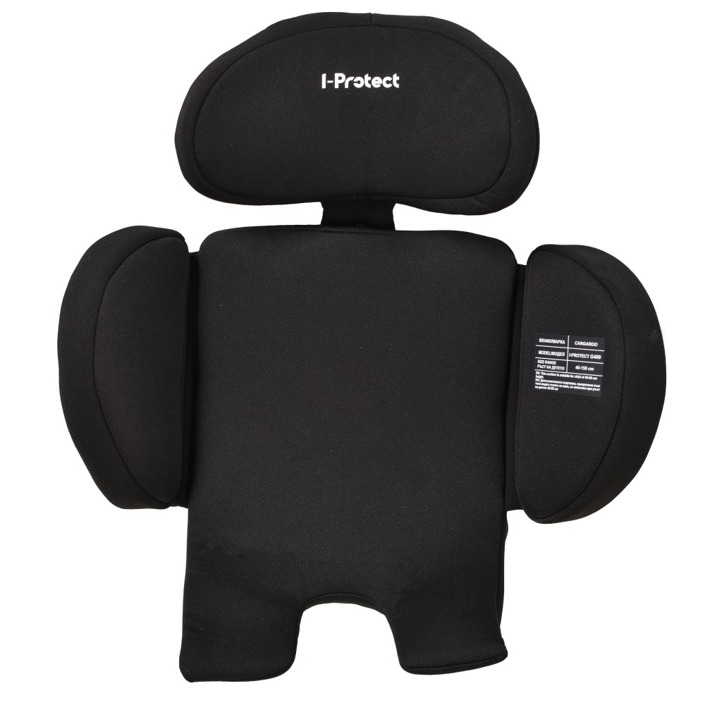 Η φωτογραφία δείχνει Το i-Protect της Cangaroo είναι ένα κάθισμα αυτοκινήτου υψηλής τεχνολογίας σχεδιασμένο με γνώμονα την ασφάλεια και την άνεση του παιδιού σας – χωρίς συμβιβασμούς.