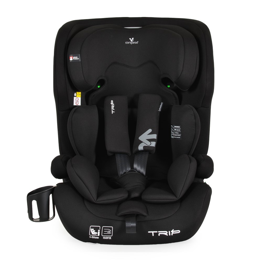 Η φωτογραφία δείχνει Χαρίστε στο παιδί σας μια ασφαλή και άνετη βόλτα με το παιδικό κάθισμα αυτοκινήτου Trip της Cangaroo.