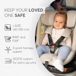 Το i-VAN είναι ένα έξυπνο και προσαρμόσιμο κάθισμα αυτοκινήτου που μεγαλώνει μαζί με το παιδί σας, προσφέροντας αξιόπιστη ασφάλεια και άνεση από τη γέννηση έως περίπου 12 ετών (40–150 cm).