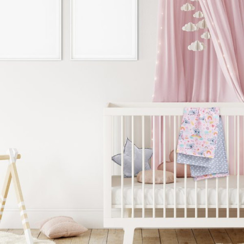 DAS BABY ΣΕΤ ΣΕΝΤΟΝΙΑ ΛΙΚΝΟΥ FUN ΡΟΖ ΓΚΡΙ 4934