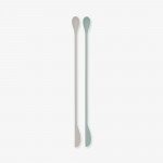 Το σετ κουταλιών ανάδευσης 2 τεμαχίων από πλατινένια σιλικόνη είναι απαραίτητο για τους γονείς από τις πρώτες κιόλας μέρες του ταΐσματος.