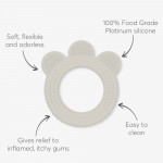 Η φωτογραφία δείχνει Προσφέρετε καταπραϋντική ανακούφιση και αισθητηριακή διέγερση με το οδοντοφυΐας από σιλικόνη πλατίνας – ειδικά σχεδιασμένο για να ανακουφίζει από την ενόχληση της οδοντοφυΐας, υποστηρίζοντας παράλληλα την ανάπτυξη του μωρού σας.