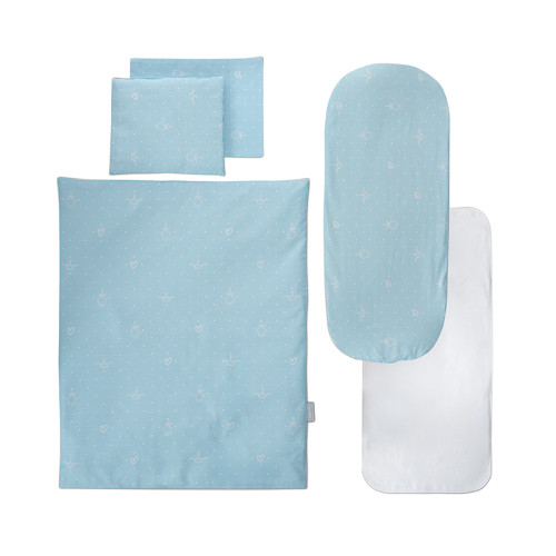 LORELLI ΣΕΤ ΚΑΡΟΤΣΙΟΥ ΜΕ ΑΔΙΑΒΡΟΧΟ ΥΠΟΣΤΡΩΜΑ LITTLE BEAR BLUE 20801175901