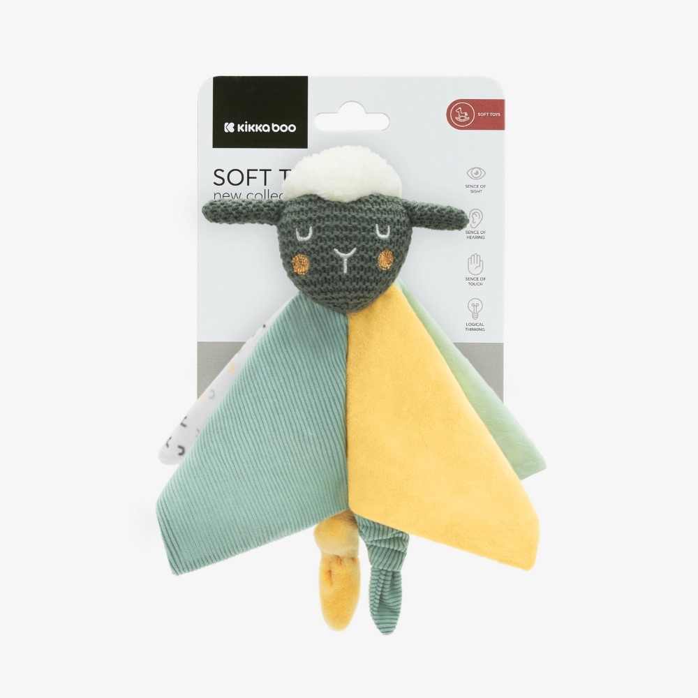 Η φωτογραφία δείχνει Το Doudou είναι ένα απαλό και άνετο λούτρινο παιχνιδάκι σχεδιασμένο για να προσφέρει ζεστασιά, ασφάλεια και διασκέδαση στο μικρό σας.