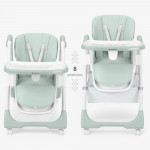 Η φωτογραφία δείχνει Το SPICY+ είναι ένα πλήρως ρυθμιζόμενο καρεκλάκι φαγητού, σχεδιασμένο για μικρά παιδιά που είναι έτοιμα να κάθονται μόνα τους.