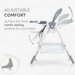 Το SPICY+ είναι ένα πλήρως ρυθμιζόμενο καρεκλάκι φαγητού, σχεδιασμένο για μικρά παιδιά που είναι έτοιμα να κάθονται μόνα τους.