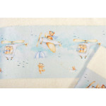 Σετ βρεφικές πετσέτες μπάνιου που περιέχει: 1 τεμάχιο πετσέτα χειρός διαστάσεων 30X50 cm και 1 τεμάχιο πετσέτα μπάνιου διαστάσεων 70X140 cm.