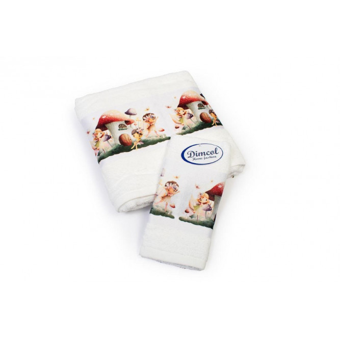 Σετ βρεφικές πετσέτες μπάνιου που περιέχει: 1 τεμάχιο πετσέτα χειρός διαστάσεων 30X50 cm και 1 τεμάχιο πετσέτα μπάνιου διαστάσεων 70X140 cm.