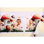 Η φωτογραφία δείχνει Σετ βρεφικές πετσέτες μπάνιου που περιέχει: 1 τεμάχιο πετσέτα χειρός διαστάσεων 30X50 cm και 1 τεμάχιο πετσέτα μπάνιου διαστάσεων 70X140 cm.