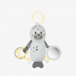 Η φωτογραφία δείχνει Φέρτε ενθουσιασμό και αισθητηριακή εξερεύνηση στον χρόνο παιχνιδιού του μωρού σας με το παιχνίδι δραστηριοτήτων! Σχεδιασμένο για να απασχολεί τα μικρά χεράκια και μυαλά, αυτό το απαλό και διαδραστικό παιχνίδι διεγείρει την περιέργεια και τις λεπτές κινητικές δεξιότητες, παρέχοντ