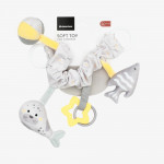 Η λούτρινη γιρλάντα είναι ένα γοητευτικό και ενδιαφέρον αξεσουάρ σχεδιασμένο για να διασκεδάζει το μωρό σας κατά τη διάρκεια των βόλτων.