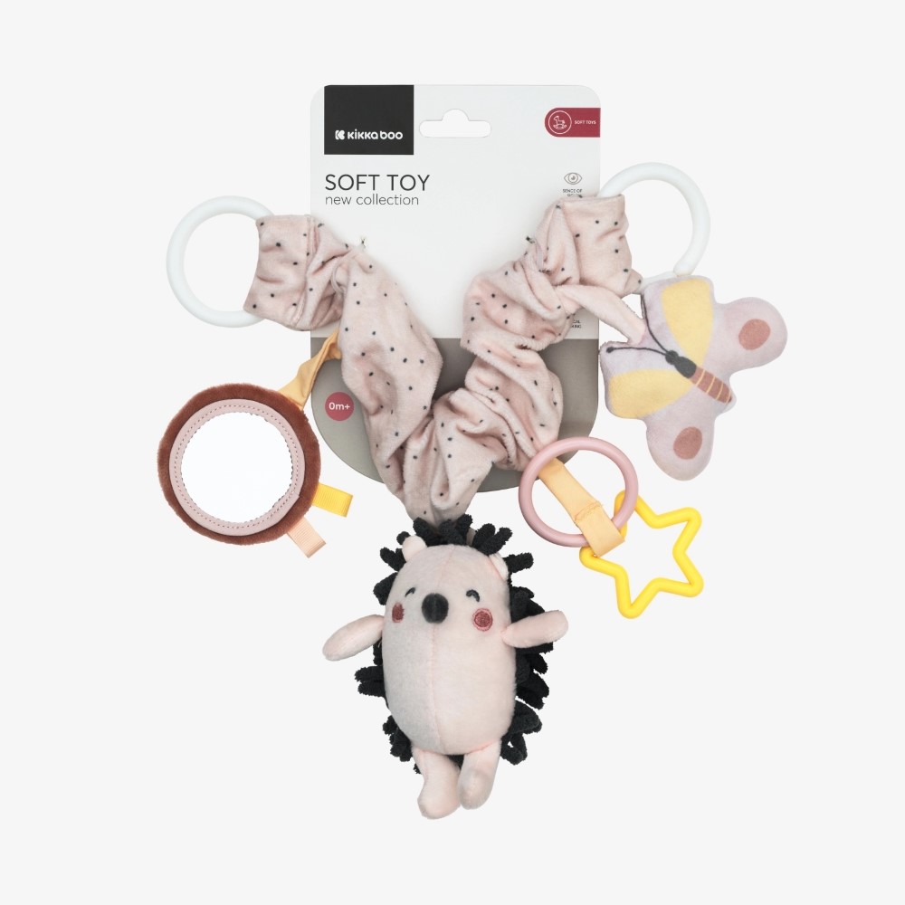 Η λούτρινη γιρλάντα είναι ένα γοητευτικό και ενδιαφέρον αξεσουάρ σχεδιασμένο για να διασκεδάζει το μωρό σας κατά τη διάρκεια των βόλτων.