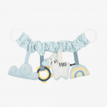 Η λούτρινη γιρλάντα είναι ένα γοητευτικό και ενδιαφέρον αξεσουάρ σχεδιασμένο για να διασκεδάζει το μωρό σας κατά τη διάρκεια των βόλτων.