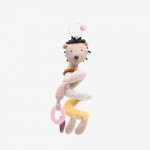 Η φωτογραφία δείχνει Το σπειροειδές λούτρινο παιχνίδι είναι ένας παιχνιδιάρικος και διαδραστικός λούτρινος σύντροφος σχεδιασμένος για να διεγείρει τις αισθήσεις του μωρού σας, διατηρώντας το παράλληλα απασχολημένο.