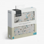 Τυλίξτε το μωρό σας με απαλότητα και άνεση με την κουβέρτα διπλής στρώσης μουσελίνα 100x100 cm.